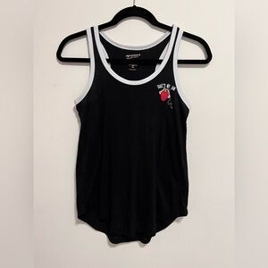 THAT’S MY JAM Vintage Y2K Arizona Black Tank Top Women’s Sz XS EUC